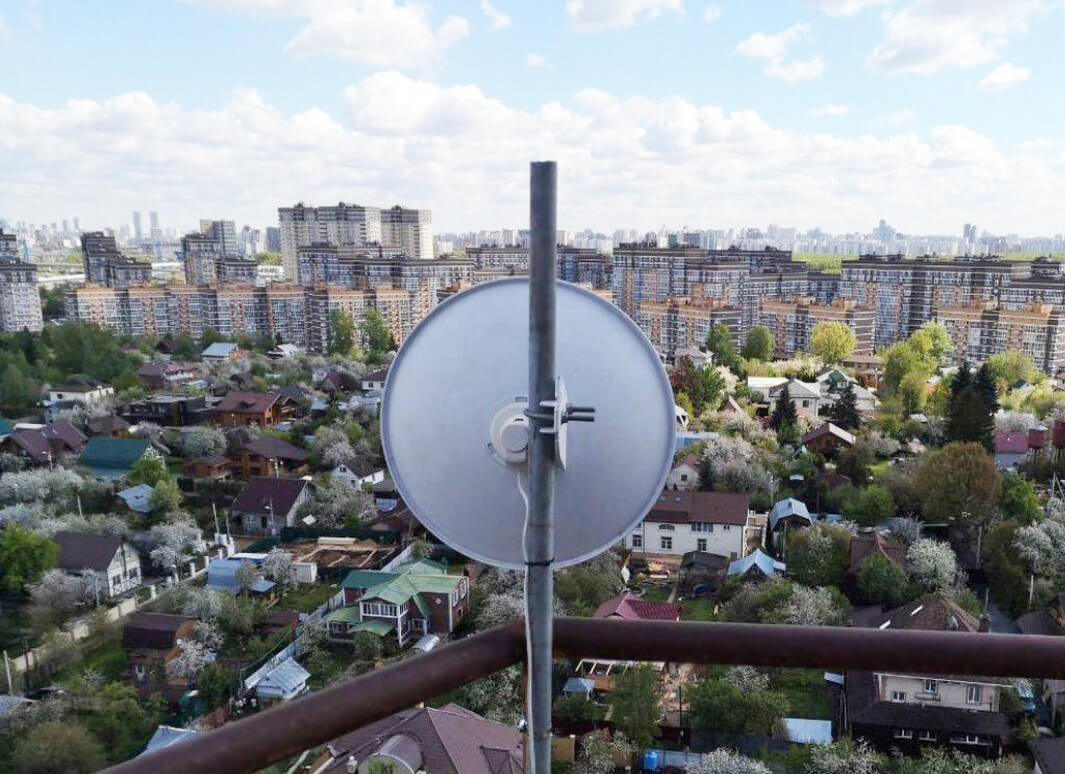 Установка спутникового Интернета Триколор в Черноголовке: фото №1